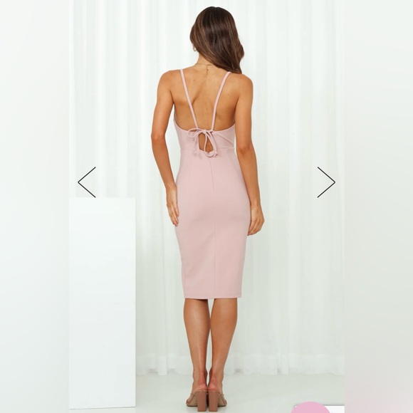 NWT Hello Molly “I Know A Guy” Dress Blush - Picture 2 of 12